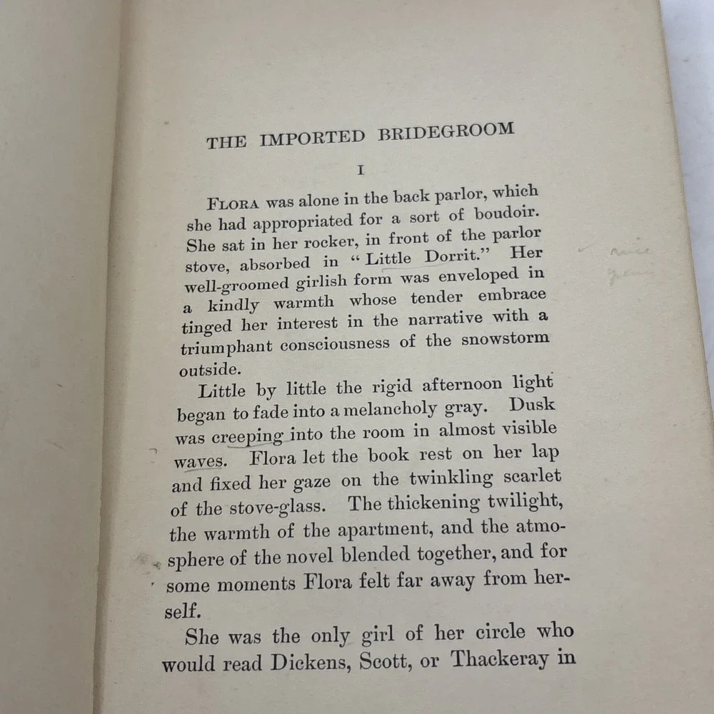 1898 The Imported Bridegroom ‎ & Other Stories By Abraham Cahan